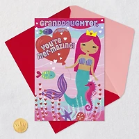 You're Mer-mazing Valentine's Day Card for Granddaughter With Stickers and Mermaid Play Scene for only USD 4.99 | Hallmark