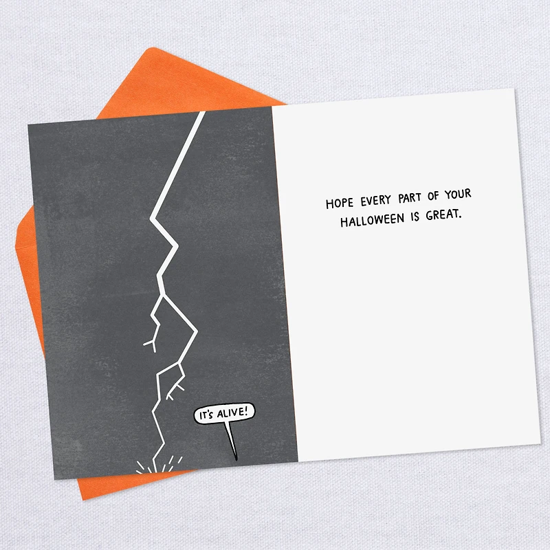 Frankenstein's Monster Parts Funny Halloween Card for only USD 3.69 | Hallmark