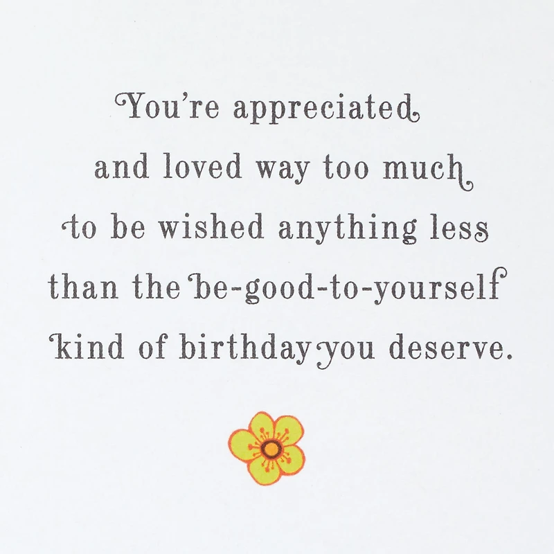 Be Good to Yourself Today Birthday Card for Mom for only USD 9.59 | Hallmark