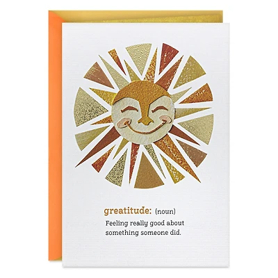 Feeling Greatitude Thank You Card for only USD 5.59 | Hallmark