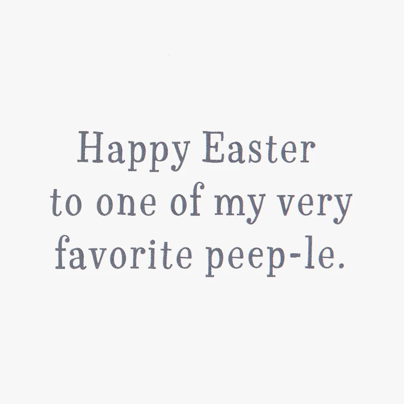 You're One of My Favorite Peep-le Easter Card for Kids for only USD 5.99 | Hallmark