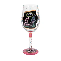 Lolita Happy Hour Handpainted Wine Glass, 15 oz. for only USD 32.99 | Hallmark