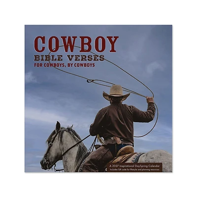 Cowboy Bible Verses 2027 Inspirational 12-Month Wall Calendar, 12x12 for only USD 16.99 | Hallmark