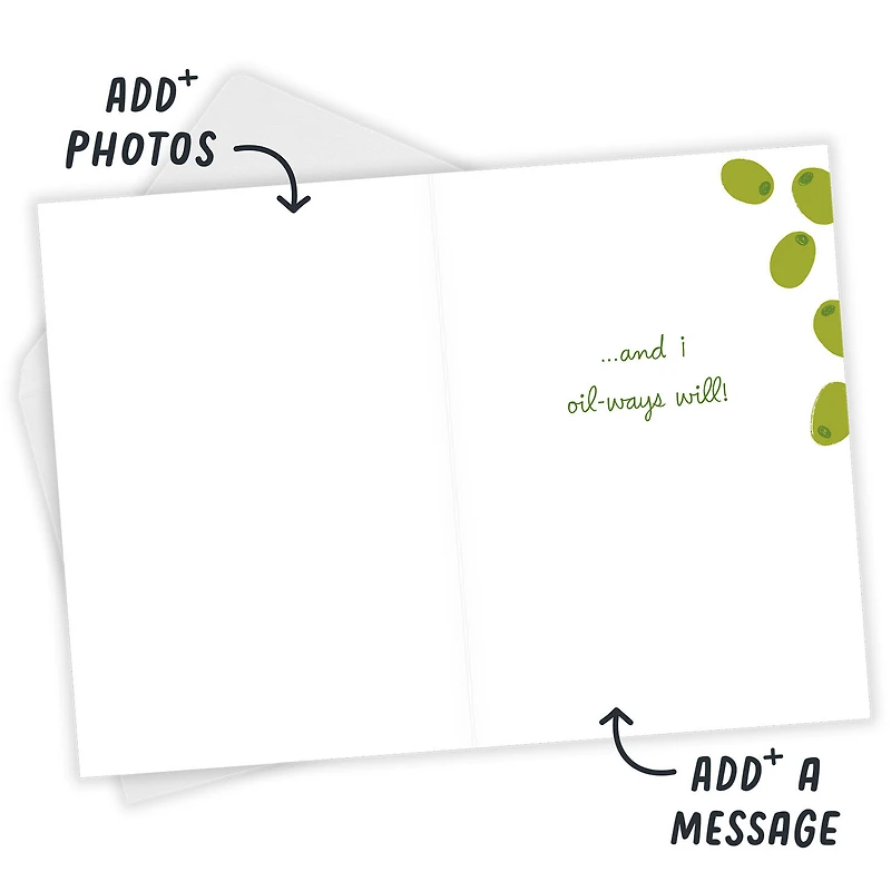Olive You So Much Custom Love Card for only USD 4.99 | Hallmark