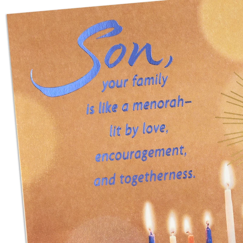 So Blessed to Call You Ours Hanukkah Card for Son and Family for only USD 4.59 | Hallmark