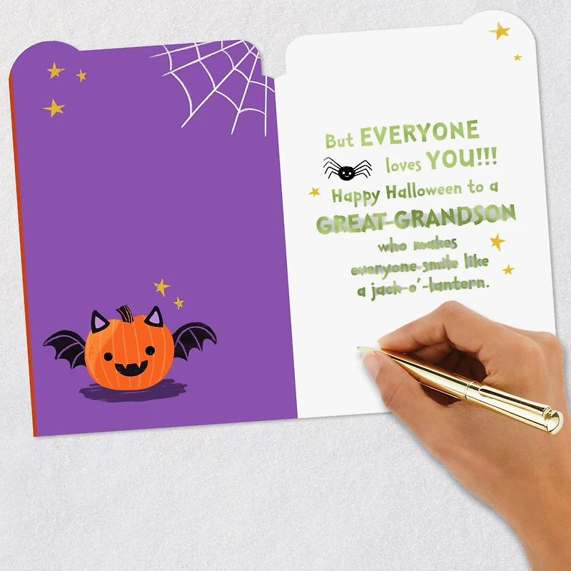 Smile Like a Jack-o'-Lantern Halloween Card for Great-Grandson for only USD 2.99 | Hallmark
