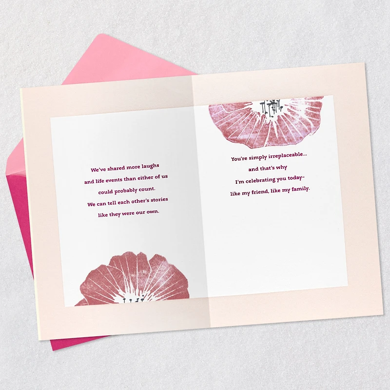 Celebrating You Like Family Birthday Card for Friend for only USD 6.99 | Hallmark