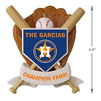 MLB Houston Astros™ Baseball Personalized Ornament