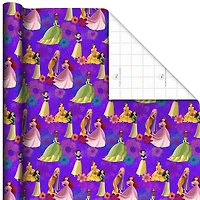 Disney Princess Bold Purple Floral Wrapping Paper Roll, 17.5 sq. ft. for only USD 4.99 | Hallmark