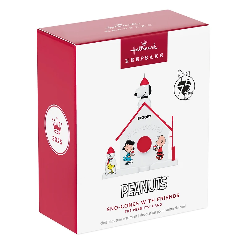 The Peanuts® Gang 75th Anniversary Sno-Cones With Friends Ornament for only USD 30.99 | Hallmark