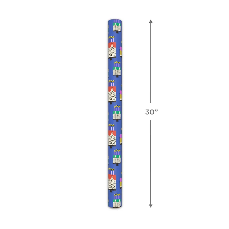 Vanilla-Scented Birthday Cakes Wrapping Paper Roll, 15 sq. ft. for only USD 5.99 | Hallmark
