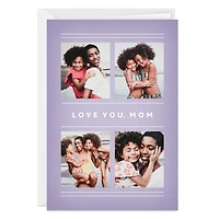 Photo Frames on Purple Custom Card for only USD 4.99 | Hallmark
