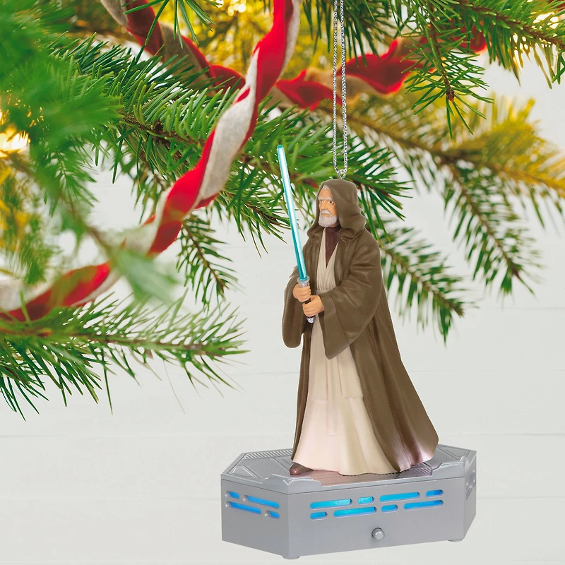 Star Wars: A New Hope™ Collection Obi-Wan Kenobi™ Ornament With Light and Sound for only USD 29.99 | Hallmark