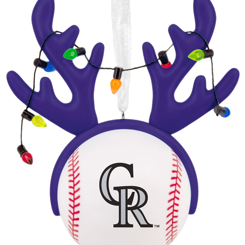 MLB Colorado Rockies™ Reindeer Baseball Hallmark Ornament for only USD 12.99 | Hallmark