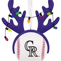 MLB Colorado Rockies™ Reindeer Baseball Hallmark Ornament for only USD 12.99 | Hallmark