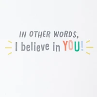 Little World Changers™ I Believe in You Good Luck Card for only USD 2.99 | Hallmark