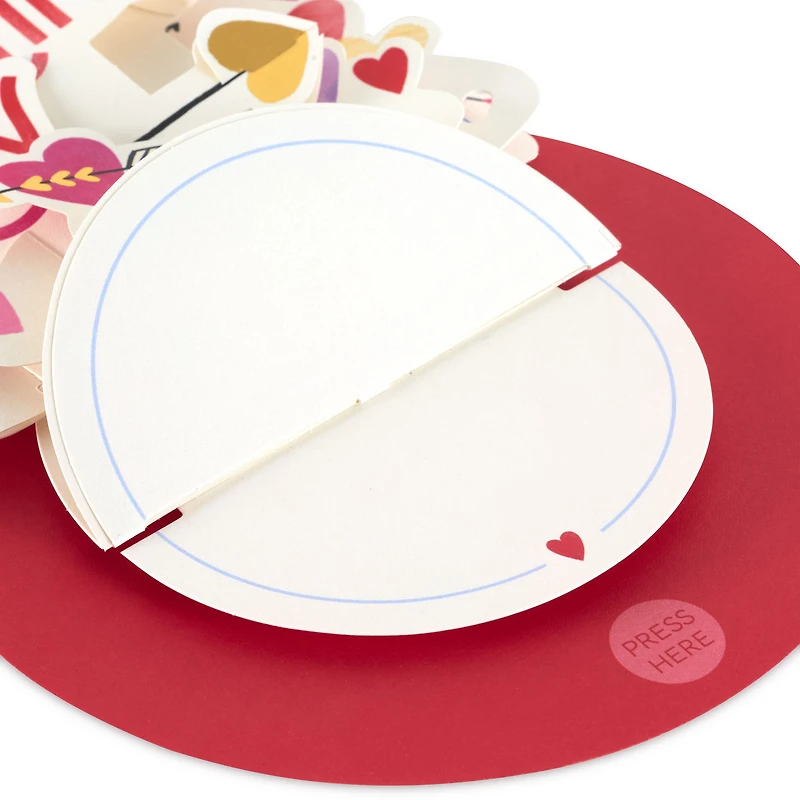 Hearts and Arrows Musical 3D Pop-Up Valentine's Day Card With Motion for only USD 14.99 | Hallmark