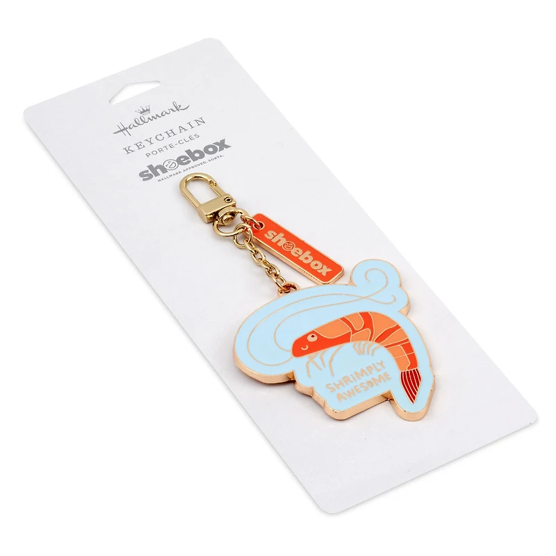 Shrimply Awesome Shrimp Charm Keychain for only USD 16.99 | Hallmark