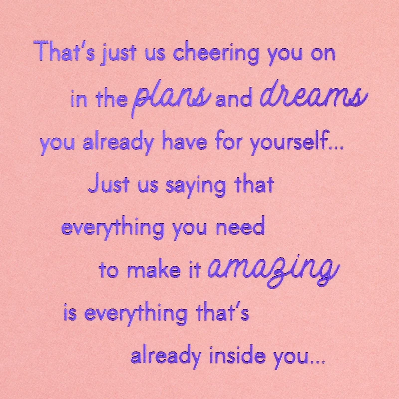 We're Cheering You On Birthday Card for Daughter for only USD 4.59 | Hallmark