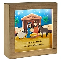 Manger Scene Musical Shadow Box With Light, 7x7 for only USD 32.99 | Hallmark
