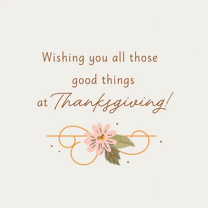Wishing You Good Things Thanksgiving Card for Niece for only USD 2.99 | Hallmark