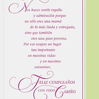 What You Mean to Us Spanish-Language Birthday Card for Mom for only USD 3.59 | Hallmark