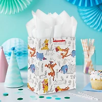 9.6" Disney Winnie the Pooh Friends Together Medium Gift Bag for only USD 3.49 | Hallmark