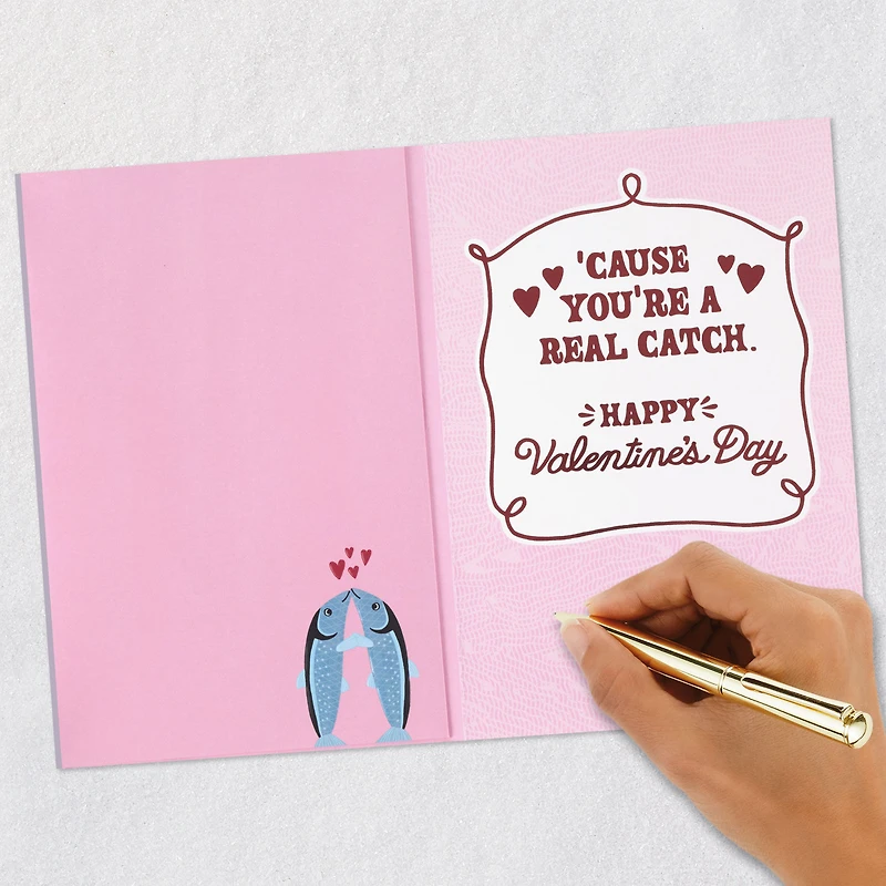 You're a Real Catch Funny Musical Valentine's Day Card With Lights for only USD 10.99 | Hallmark