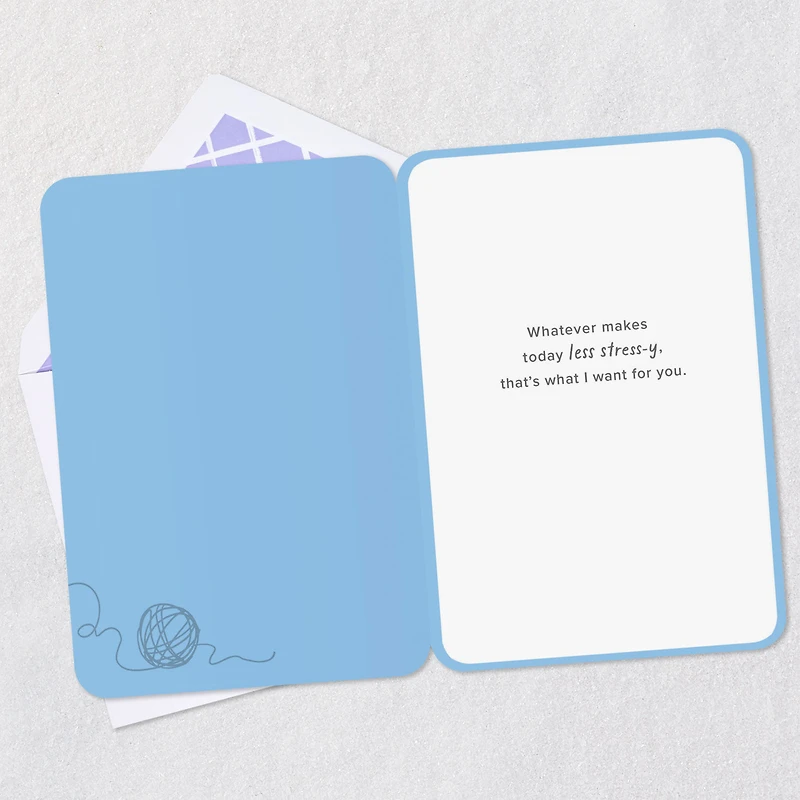 Hope Today Is Less Stress-y Encouragement Card for only USD 2.99 | Hallmark