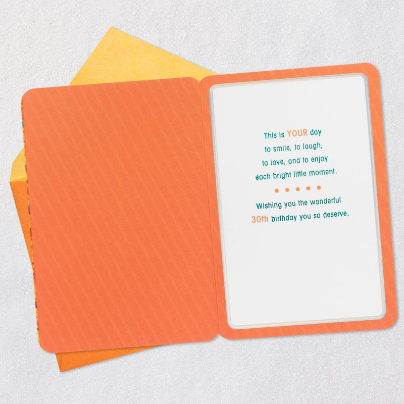 Enjoy Every Moment 30th Birthday Card for only USD 5.59 | Hallmark