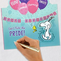 Peanuts® Snoopy Can't Hide the Pride Pop-Up Birthday Card for Niece for only USD 5.59 | Hallmark