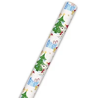 Peanuts® Santa Snoopy and Woodstock on White Christmas Wrapping Paper Roll, 25 sq. ft. for only USD 4.99 | Hallmark