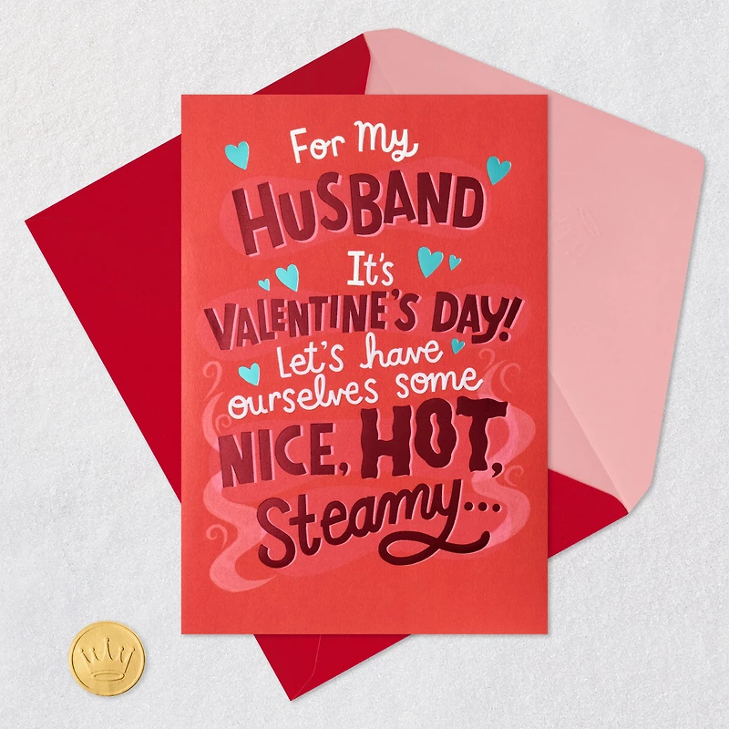 Let's Have Some Hot, Steamy...Takeout Funny Pop-Up Valentine's Day Card for Husband for only USD 5.59 | Hallmark