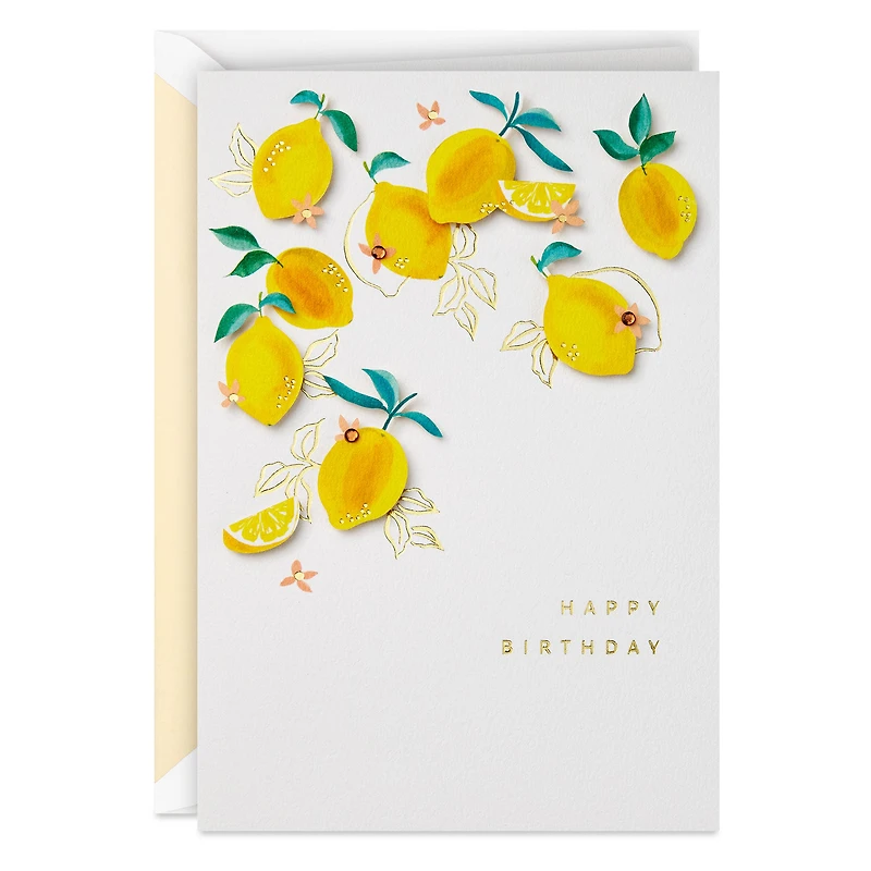 Joyful Lemons Birthday Card for only USD 7.59 | Hallmark