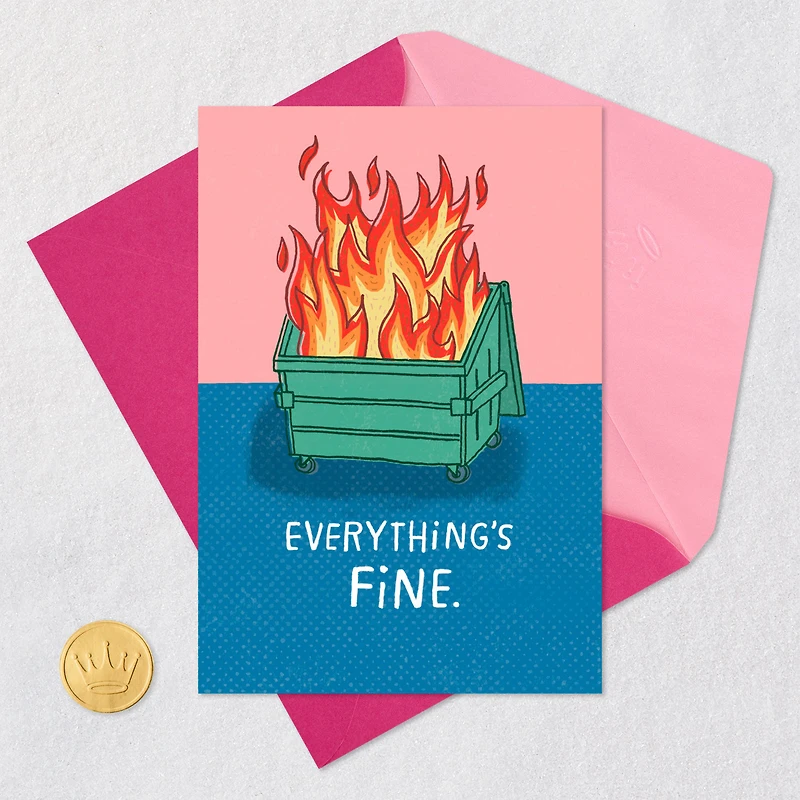 You Can Handle Any Dumpster Fire Funny Mother's Day Card for only USD 3.99 | Hallmark