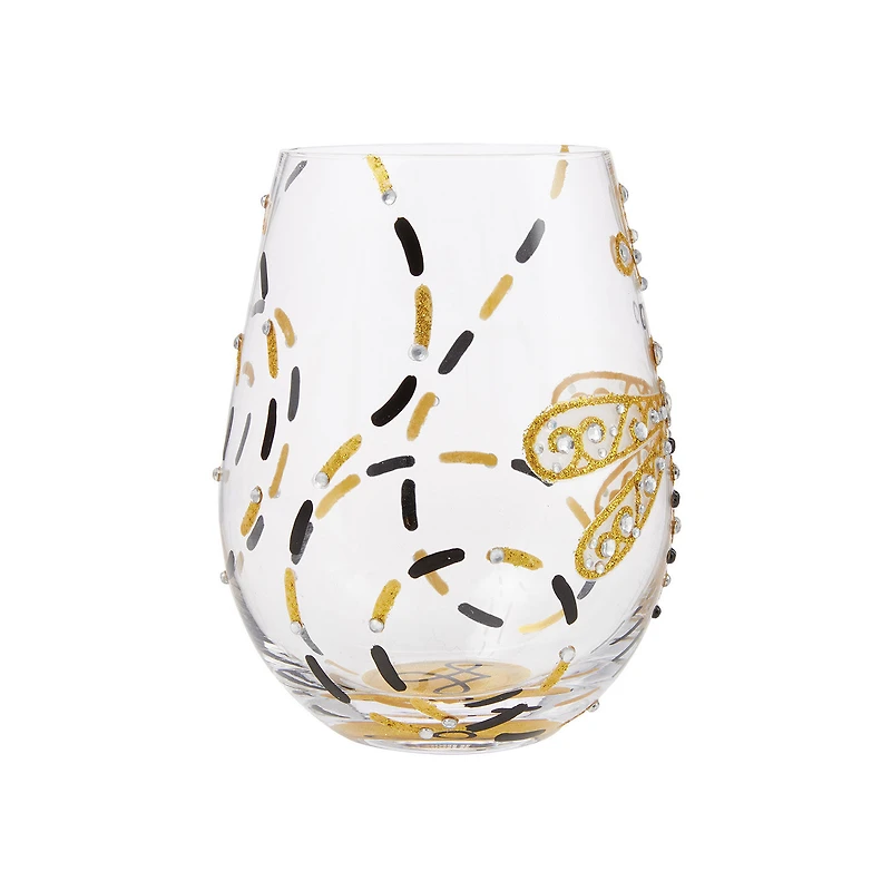Lolita Dazzling Dragonfly Handpainted Stemless Wine Glass, 20 oz. for only USD 22.99 | Hallmark
