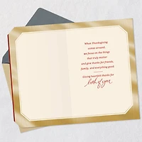 The Things That Truly Matter Thanksgiving Card for Both for only USD 3.99 | Hallmark