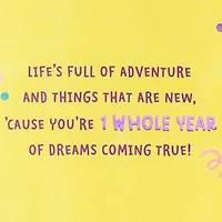 Dreams Come True First Birthday Card for only USD 6.59 | Hallmark