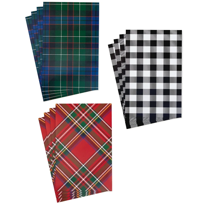 Checks and Plaids 12-Pack Designed Shirt Boxes for only USD 14.99 | Hallmark