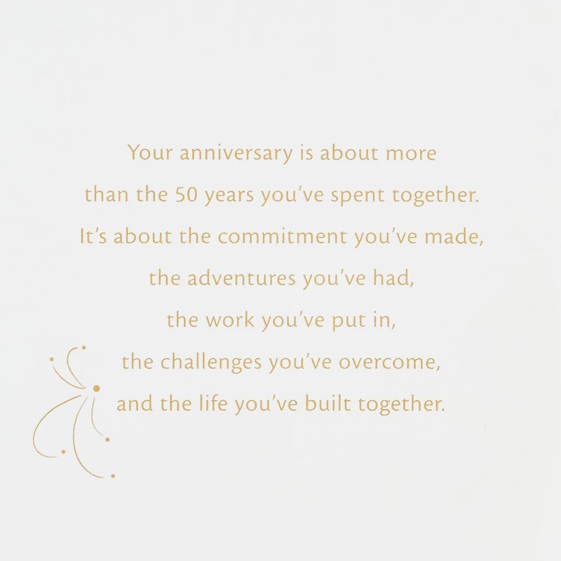 Everything You've Shared 50th Anniversary Card for Couple for only USD 6.59 | Hallmark