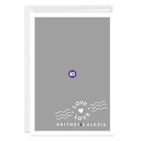 Personalized Heart Postmark Love Photo Card for only USD 4.99 | Hallmark
