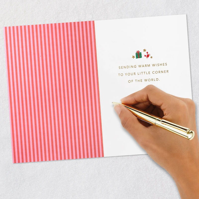 Beachy Santa With Flamingo Christmas Card for only USD 7.59 | Hallmark
