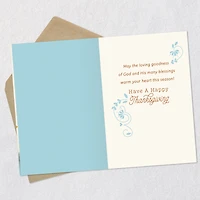 May His Blessings Warm Your Heart Religious Thanksgiving Card for only USD 2.00 | Hallmark