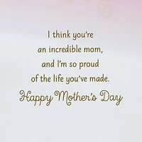 You're an Incredible Mom Mother's Day Card for Daughter for only USD 6.99 | Hallmark