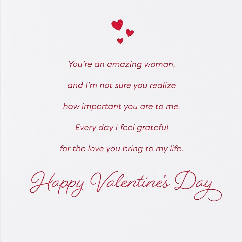 You're an Amazing Woman Romantic Valentine's Day Card for only USD 6.99 | Hallmark