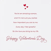 You're an Amazing Woman Romantic Valentine's Day Card for only USD 6.99 | Hallmark