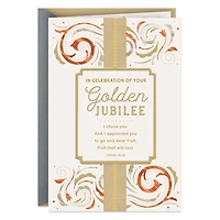 Celebrating Your Faithful Service Religious Golden Jubilee Card for only USD 3.99 | Hallmark