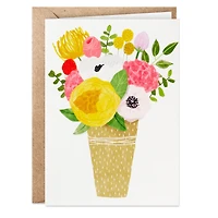 Floral Vase Boxed Blank Notes With Customizable Stickers, Pack of 10 for only USD 9.99 | Hallmark