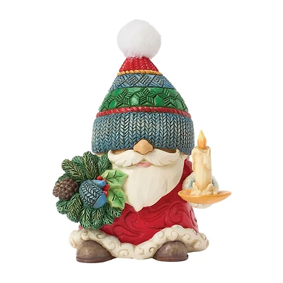 Jim Shore Heartwood Creek Holiday Gnome With Candle Figurine, 4.33" for only USD 34.99 | Hallmark