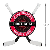 Hockey Star Personalized Ornament, Custom Text for only USD 30.99 | Hallmark